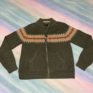 Woolrich Dependable front zip mock turtleneck sweater women’s size L